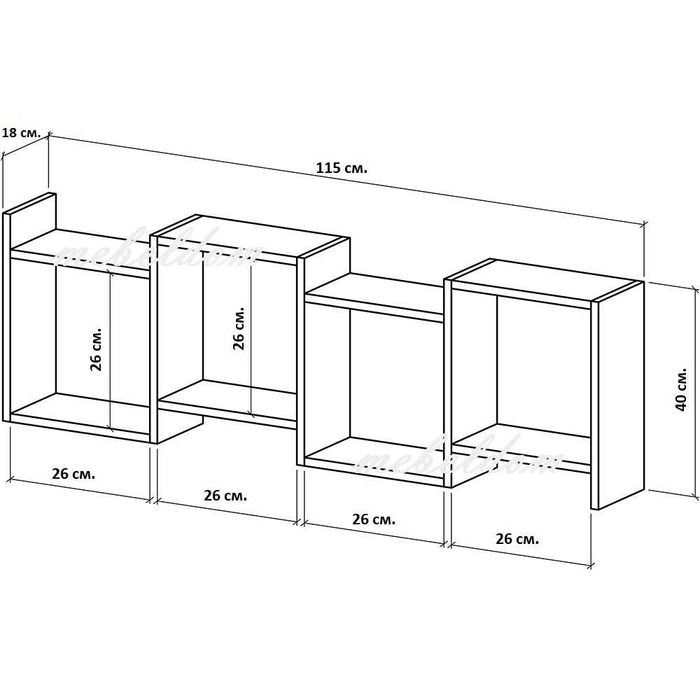 Етажерка за стена,полица,етажерки(код-0265)