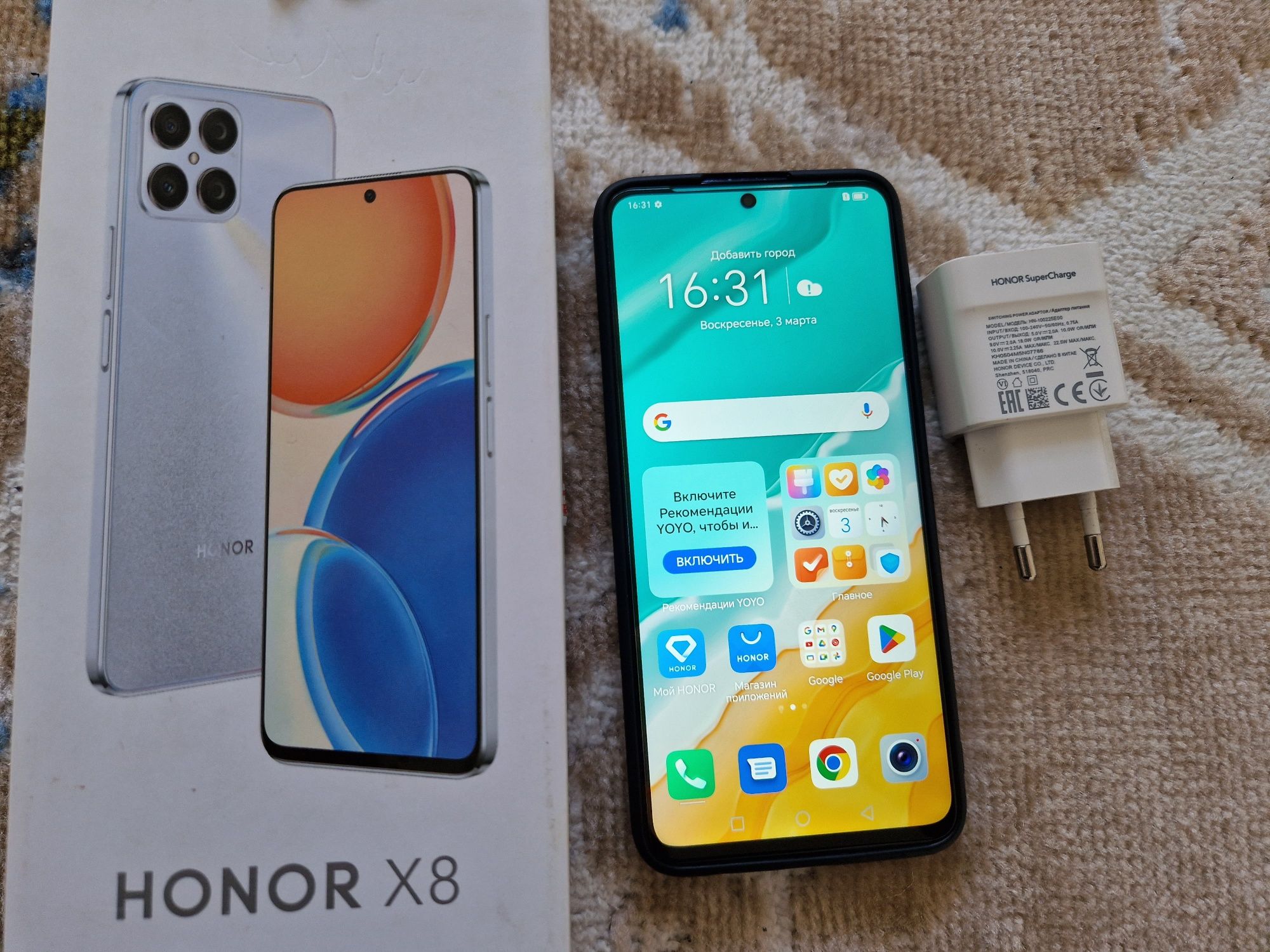 HONOR X8 128гб: 50 000 тг. - Мобильные телефоны / смартфоны Кульсары на Olx