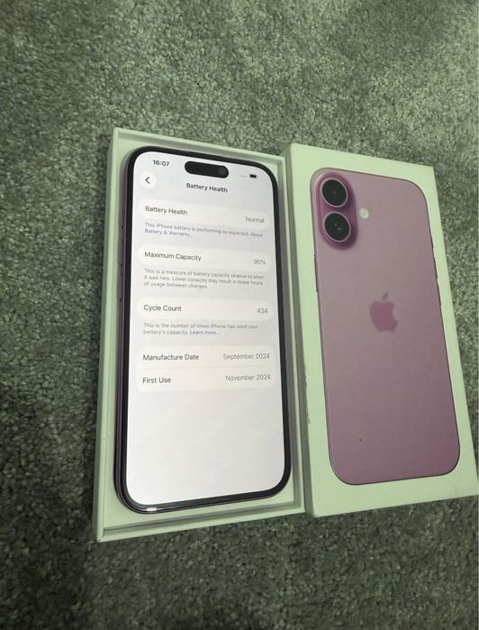 Iphone 16 pink 128 gb