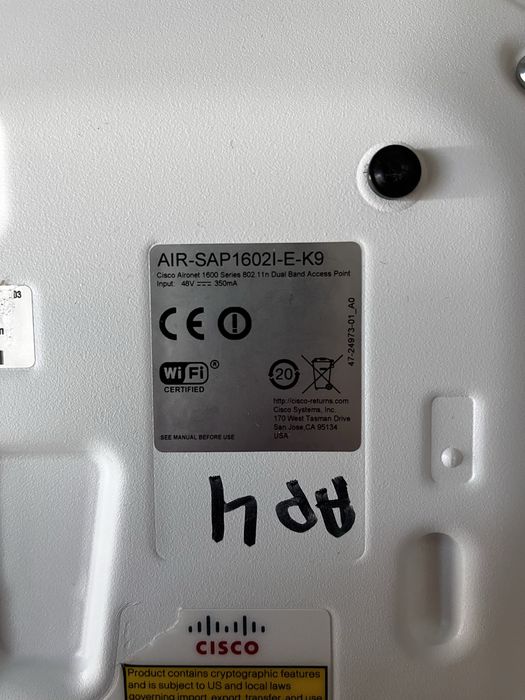 Cisco Access Point + Power Adapter