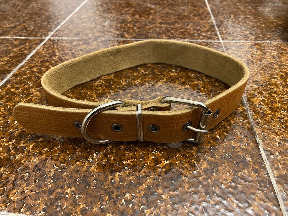 Кожен нашийник за кучета едра порода