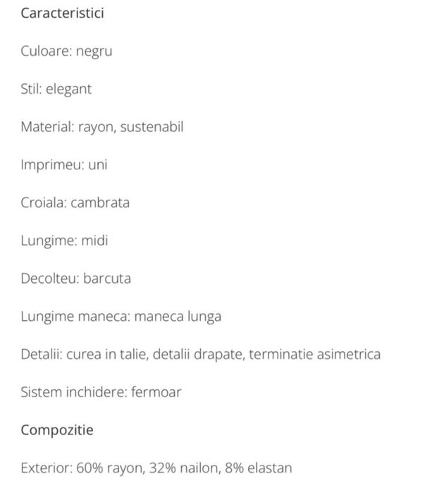 Rochie Alina Cernatescu