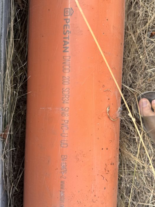 PVC канализационна тръба, ф200, SN8,
