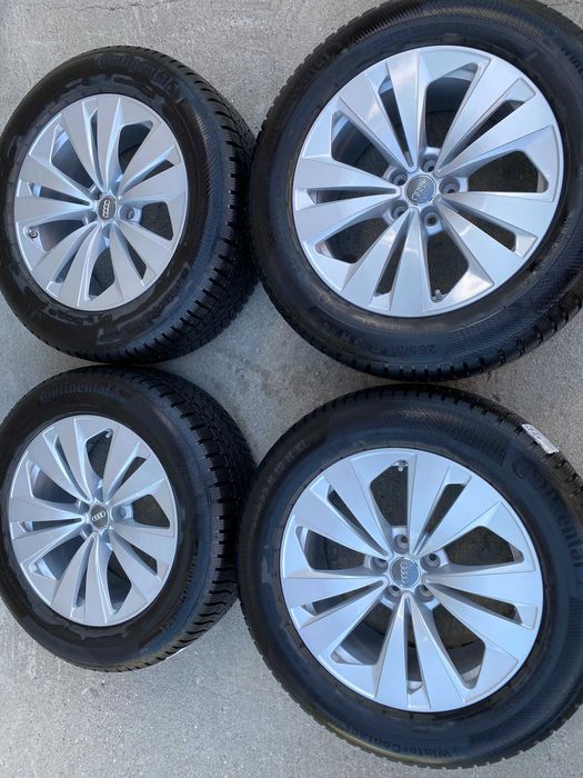 Jante originale Audi 19 cu anvelope de iarna