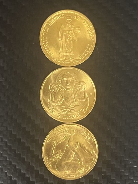 Златни монети 2 Скуди Сан Марино