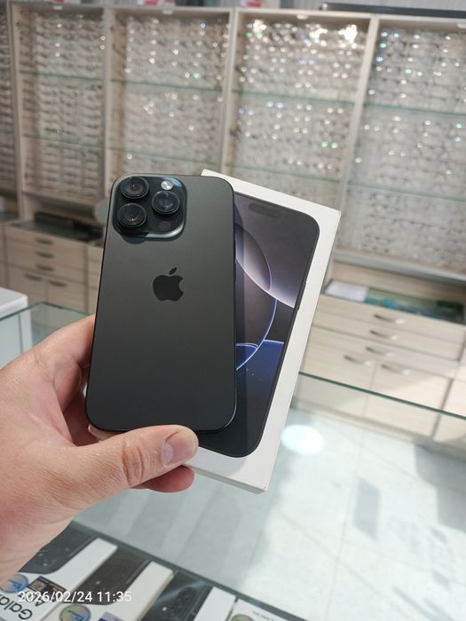 iPhone 16 pro 128 qora  95%