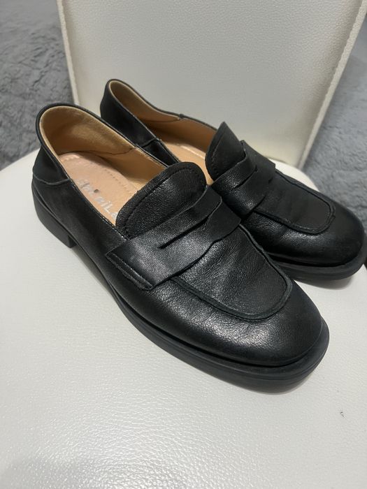 Туфли кожаные женские