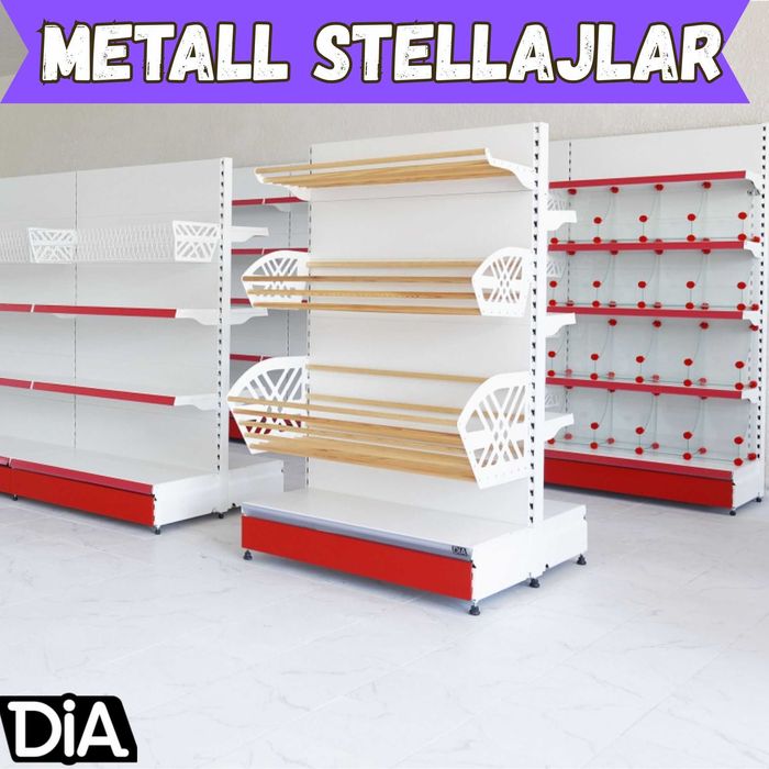 Stellaj металлический сборный, konstruktiv metall stellajlar: 1 052 959 so’m