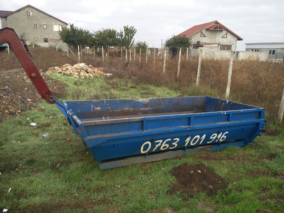 Transport moloz, saci, gunoi, mobila, skip, container, deșeuri, gunoi