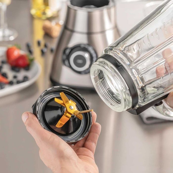 Блендер CASO B1800 PowerBlender, 1800W, 1,7L, Стъклена кана