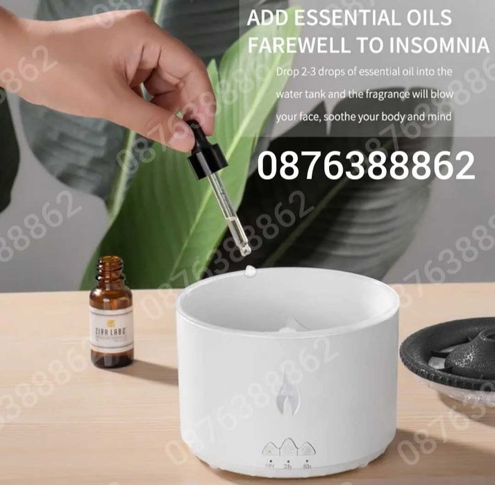 Ултразвуков арома дифузер 360мл овлажнител пулсиращ непрекъснат режим