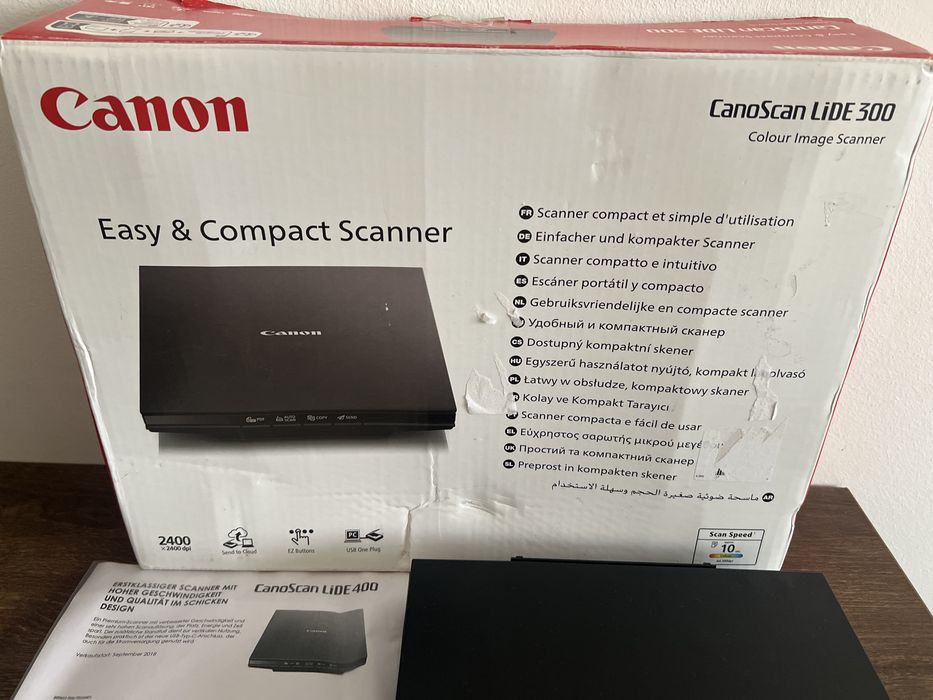 Scaner  a4 Canon compact lide 300