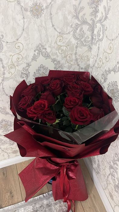 Цветы розы букет