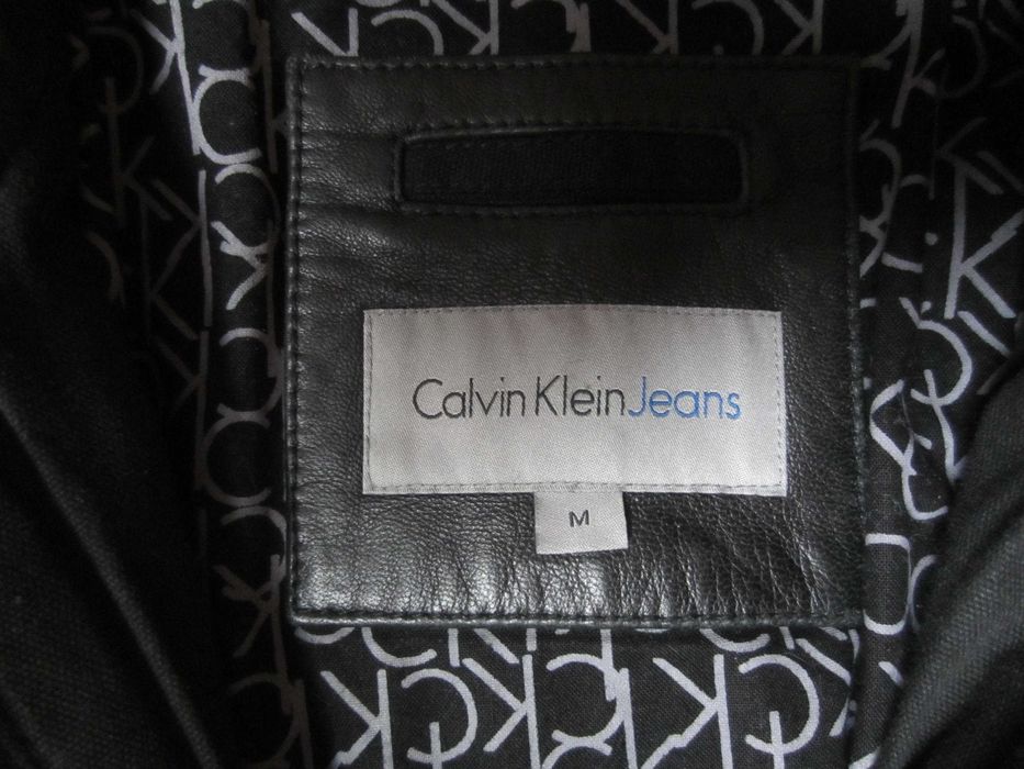 Geaca piele Calvin Klein Jeans,mas. M,piele moale, usoara,stare buna