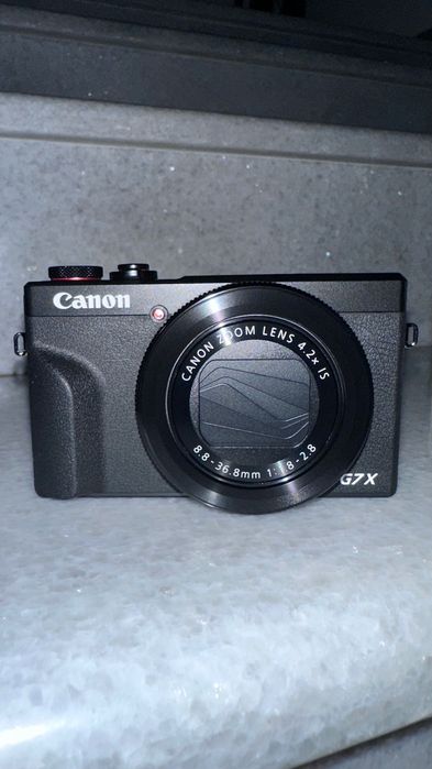 Дигитален фотоапарат Canon PowerShot G7X Mark III, 20.1MP, 4K, Черен