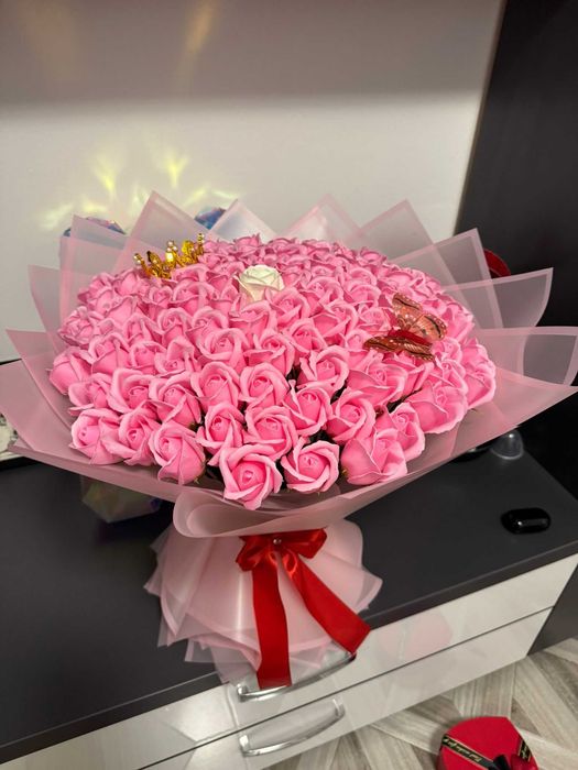 Aranjamente florale de sapun