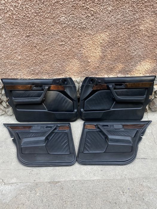 Обшивки жатая кожа на BMW e34