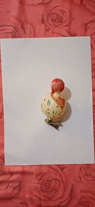 Елочные ёлочные игрушки СССР из стекла стекляная подвесная