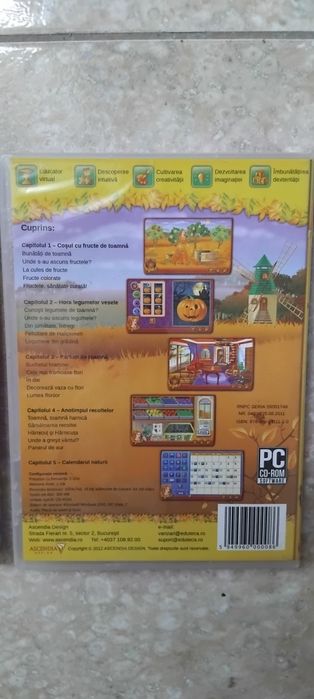 Set 2 jocuri PC copii3/7ani noi