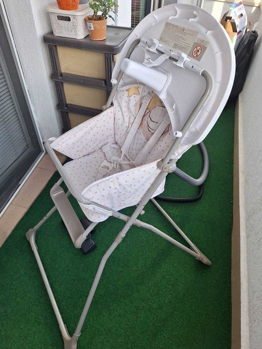 Детско лего 160/120 + матрак + стол за хранене