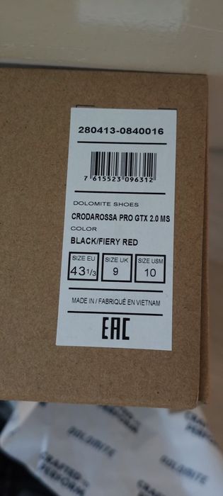 Туристически обувки DOLOMITE CRODAROSSA PRO GTX 2.0 MS