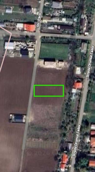 Teren intravilan 1.000 mp – deschidere 15 m – ideal investiție