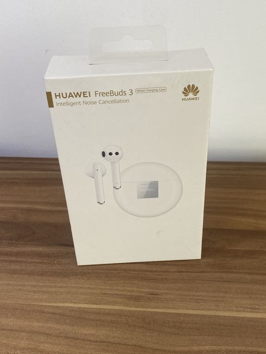 Casti Huawei FreeBuds 3, Intelligent Noise Cancellation, Sigilat