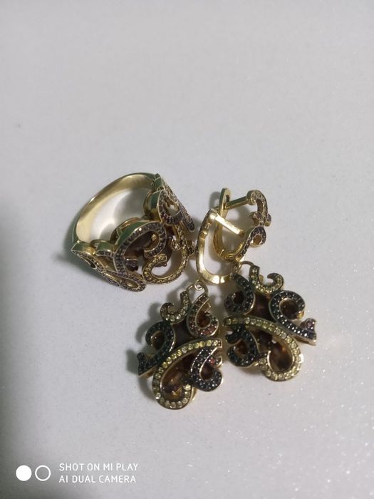 Золотой комплект Franco Fontana 19,2грамм