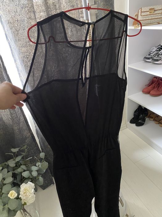 Salopeta lunga cu spate gol