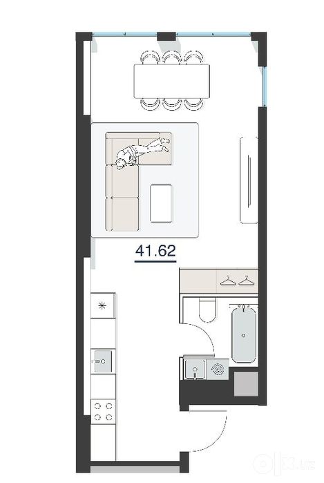 Продается 2/12/23 41,62м2 в ЖК Nest one, Tashkent city