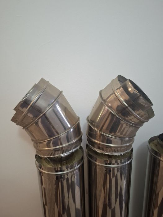 Cos inox nou D 120 mm