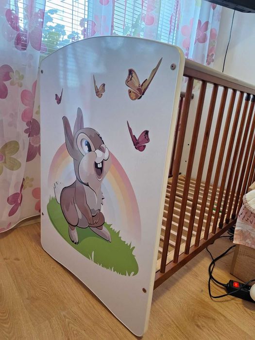 Детско лего 160/120 + матрак + стол за хранене