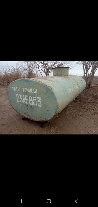 sisterna yomkis bochka 5000litrlik iwlamagan yangidek Radnoy ideyal