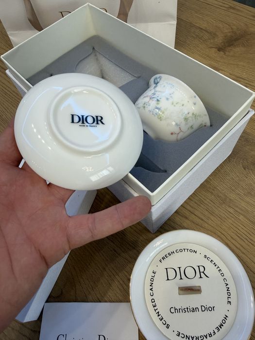 Christian Dior Fresh Cotton свещници свещ ароматизирана