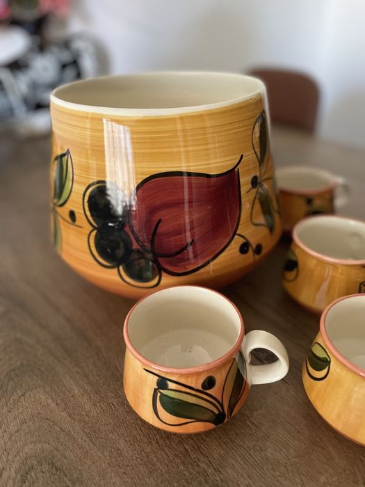 Немски порцеланов сервиз за пунш