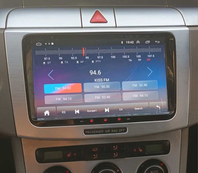 Navigație Android 15 VW/Seat/Skoda – CarPlay, QLED, DSP, Dedicată