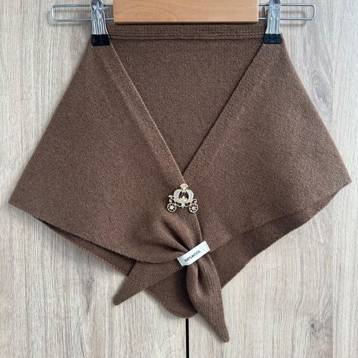 Esarfa triunghiulara 100% lana