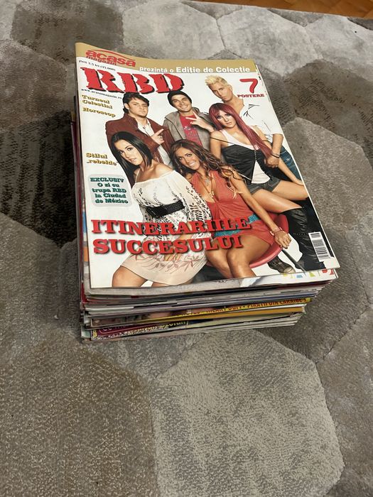 Lot 50 reviste vechi stare impecabila