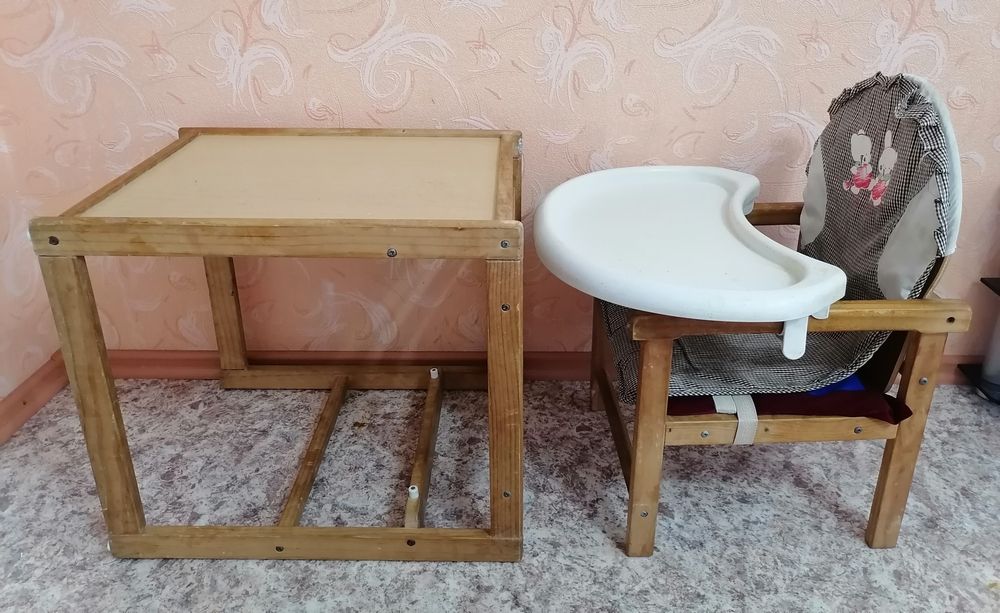 Детский стол со стульчиком, трансформер