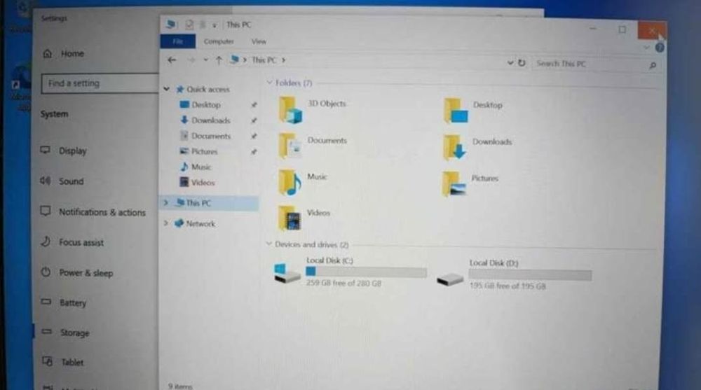 Laptop HP Intel i5 8th gen