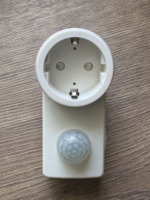 Датчик движения-розетка Smart Socket, 1200 Вт, цвет белый, IP20