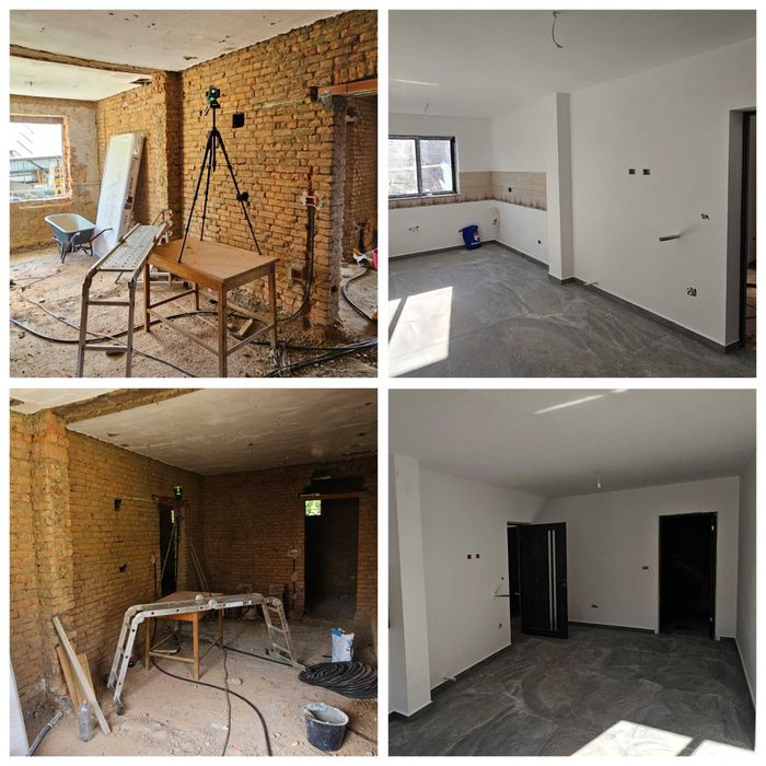 Construcții renovări tencuieli  placări gresie instalații etc...