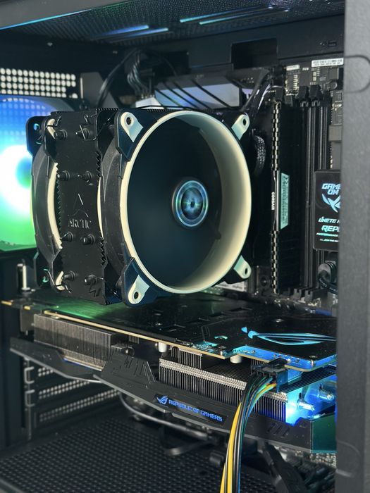 Бюджетен геймърски компютър Ryzen 5 3600X, GTX 1070 Ti ROG Strix 8GB, 16GB RAM