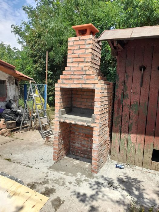 Gratar din caramida ,rustic dar util