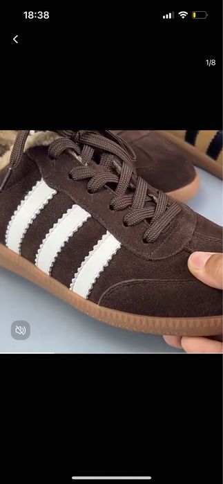 Кеды натуральная замша