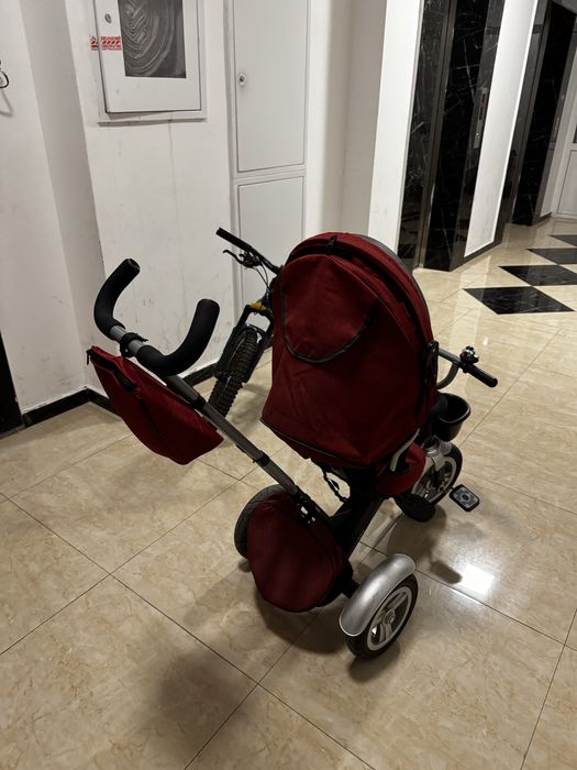 Велосипед - коляска детская