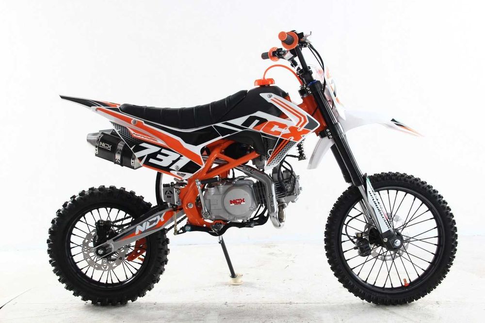 Motocicleta cross NCX Vyper25 17/14" 125cc 4T benzina alb/portocaliu