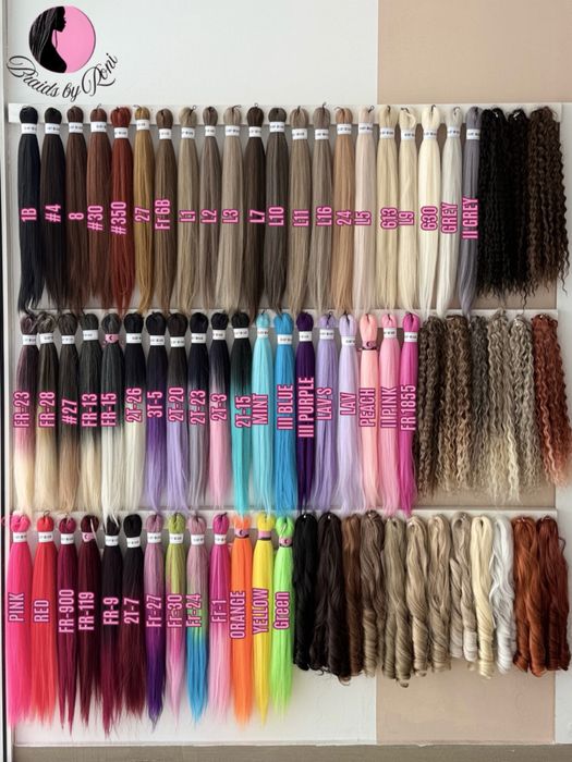Канекалон, материал за сплитане на плитки, Easy braids