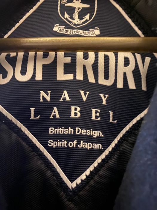 Geacă sezon Superdry  Navy , model/croiala deosebita