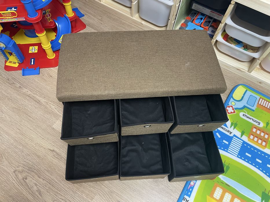 Пуф , банкетка с ящиками